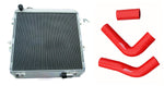 52MM aluminum radiator For For toyota HILUX LN106 LN111 Diesel 1988-1998 AT/MT &hose 1988 1989 1990 1991 1992 1993 1994 1995 1996 1997 1998