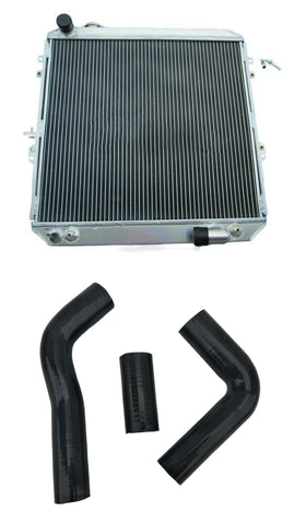 52MM aluminum radiator For For toyota HILUX LN106 LN111 Diesel 1988-1998 AT/MT &hose 1988 1989 1990 1991 1992 1993 1994 1995 1996 1997 1998