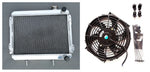 GPI Aluminum Radiator & fan FOR  1979-1983 TOYOTA Corolla AE71 AE72 FA/32/AT 80  1979 1980 1981 1982 1983