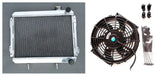 GPI Aluminum Radiator & fan FOR  1979-1983 TOYOTA Corolla AE71 AE72 FA/32/AT 80  1979 1980 1981 1982 1983