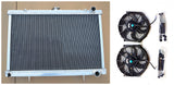 GPI 3 Row aluminum Radiator +Fan For 1988-1995 Nissan Skyline S13 CA18 R32 RB20 1988 1989 1990 1991 1992 1993 1994 1995