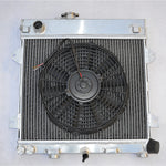 GPI Aluminum radiator +fan for BMW E30 M10 316i 318i 1982-1991 Manual 1990 NEW 1982 1983 1984 1985 1986 1987 1988 1989 1990 1991