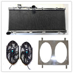 GPI Aluminum Radiator+Shroud+Fan For 2003-2009  Subaru Outback Liberty BL BP 2.0L 2.5L Non-Turbo 2003 2004 2005 2006 2007 2008 2009