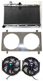 GPI Aluminum Radiator+Shroud+Fan For 2003-2009  Subaru Outback Liberty BL BP 2.0L 2.5L Non-Turbo 2003 2004 2005 2006 2007 2008 2009