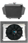 GPI Aluminum Radiator & Shroud Fan For 1980-1998  Suzuki Sierra/Jimny/Samurai/JA51 SJ 413/SJ413 G13 1.3L 1980 1981 1982 1983 1984 1985 1986 1987 1988 1989 1990 1991 1992 1993 1994 1995 1996 1997 1998