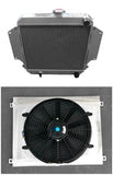 GPI Aluminum Radiator & Shroud Fan For 1980-1998  Suzuki Sierra/Jimny/Samurai/JA51 SJ 413/SJ413 G13 1.3L 1980 1981 1982 1983 1984 1985 1986 1987 1988 1989 1990 1991 1992 1993 1994 1995 1996 1997 1998