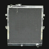 Aluminum Radiator +fan fits 1997-2005 TOYOTA Hilux LN147 LN167 1KZ-TE 3.0L Engine Turbo Diesel 1997 1998 1999 2000 2001 2002 2003 2004 2005