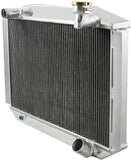 GPI 56mm up to 700HP aluminum radiator & FAN FOR 1955-1960 chevy corvette 350 V8 M/T 1955 1956 1957 1958 1959 1960