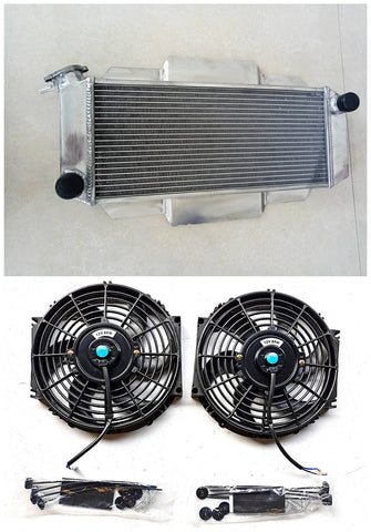 GPI 40MM Aluminum Radiator + Fan For  1976-1983 Ford Fiesta I MK1 1.3/1.6 XR2 M/T  1976 1977 1978 1979 1980 1981 1982 1983