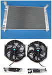 GPI 52mm 3 core Aluminum Radiator & Fans & hose For Holden Commodore VT VX V6 3.8L PETROL 1997-2002 AT MT  1997 1998 1999 2000 2001 2002