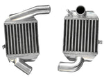 GPI 90mm Thick Pair Aluminum Intercooler AUDI A4 B5 S4 RS4,A6 C5 2.7T BI-TURBO