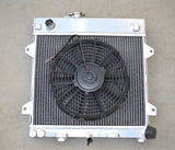 GPI Aluminum radiator +fan for BMW E30 M10 316i 318i 1982-1991 Manual 1990 NEW 1982 1983 1984 1985 1986 1987 1988 1989 1990 1991