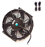 GPI Aluminum Radiator & Shroud Fan For 1980-1998  Suzuki Sierra/Jimny/Samurai/JA51 SJ 413/SJ413 G13 1.3L 1980 1981 1982 1983 1984 1985 1986 1987 1988 1989 1990 1991 1992 1993 1994 1995 1996 1997 1998