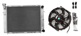 GPI 2 row 50mm aluminum radiator & fan for  1986-1988 Holden Commodore Calais VL RB30 6Cyl  AT/MT 1986 1987 1988