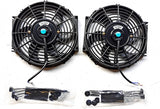 GPI Aluminum Radiator + 2 X FANS For 1977-1984 Ford Falcon V8 6 cylinderl XC XD XE XF FAIRLANE ZH/ZJ/ZK/ZL Manual / auto 1977 1978 1979 1980 1981 1982 1983 1984