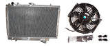 GPI Aluminum Radiator for Mazda 323 GTX GTR FORD TX3 Familia Protegé 1989-1994 1989 1990 1991 1992 1993 1994 &FAN