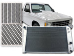 GPI 3ROW Aluminum Radiator for 1984-1990 Chevy Corvette 5.7 L83/S10 V8 Conversions  1984 1985 1986 1987 1988 1989 1990