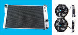 GPI 3ROWS Aluminum Radiator &FAN for 1984-1990 Chevy Corvette w/Small Block/S10 with V8  1984 1985 1986 1987 1988 1989 1990