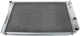 GPI 3ROWS Aluminum Radiator &FAN for 1984-1990 Chevy Corvette w/Small Block/S10 with V8  1984 1985 1986 1987 1988 1989 1990
