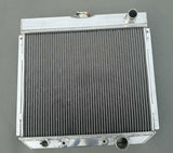 GPI 3 Row Aluminum Radiator & Shroud fan for Ford Fairlane 1963-1969 1964 1965 1966/Ford Mustang 1967-1969 1968