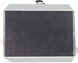 GPI Aluminum Radiator for 1968-1974 1968 1969 1970 1971 1972 1973 1974 Dodge Charger Challenger 6.3L-7.2L 383-440ci V8 +2×FAN