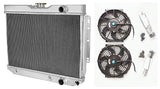 GPI Aluminum Radiator & FANS FOR  1959 1960 1961 1962 1963 Chevy Impala/Bel Air /Biscayne 1960-1965 1960 1961 1962 1963 1964 1965