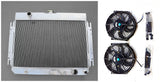 GPI ALUMINUM RADIATOR &fan for 1963-1968 CHEVY BELAIR Impala AT MT 1963 1964 1965 1966 1967 1968