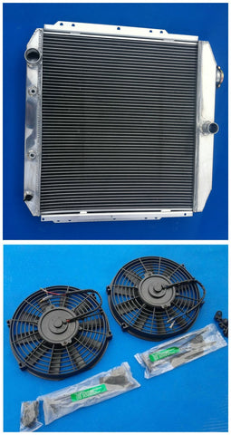 GPI ALUMINUM RADIATOR  +fan for 1953-1956 FORD PICKUP F350 F250 F100 FORD Engine 1953 1954 1955 1956