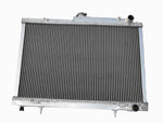 52MM Aluminum Radiator & FANS for Nissan Skyline R33 R34 GTR GTST RB25DET MT 1994-1998 1994 1995 1996 1997 1998