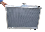 52MM Aluminum Radiator & FANS for Nissan Skyline R33 R34 GTR GTST RB25DET MT 1994-1998 1994 1995 1996 1997 1998