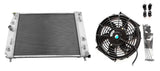 GPI Aluminum Radiator & one fan For 2005-2013 Chevy Corvette Z06 C6 V8 Saab 9-7x Double Oilcooler  2005 2006 2007 2008 2009 2010 2011 2012 2013