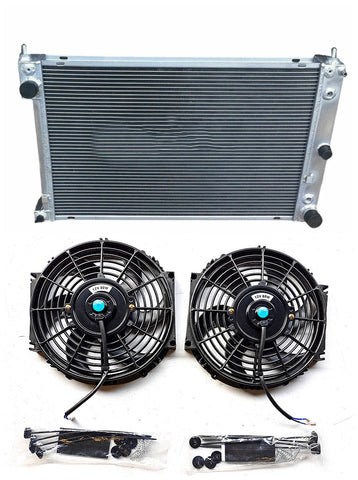 GPI Aluminum radiator &FAN for 1998-2002 Ford AU Falcon/Futura/Fairmont/Fairlane/XR6/8 AT/MT 1998 1999 2000 2001 2002