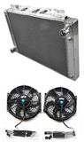 3 Row Aluminum Radiator& FANS For 1964-1966 Ford Thunderbird Base 6.4L 7.0L V8 AT/MT 1964 1965 1966