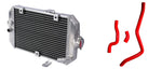 GPI Aluminum radiator &HOSE for 2002-2005 Yamaha 660R Raptor 660 YFM660R YFM 660 R 2002 2003 2004 2005