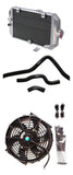 GPI ATV aluminum radiator+ HOSE+ Fan For 2001-2005 Yamaha 660R Raptor 660 YFM660R YFM 660 R  2001 2002 2003 2004 2005