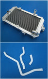 GPI ATV aluminum radiator+ HOSE+ Fan For 2001-2005 Yamaha 660R Raptor 660 YFM660R YFM 660 R  2001 2002 2003 2004 2005