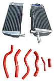 GPI R&L Radiator +HOSE for 1990-1997 Honda CR125 CR125R CR 125R  1990 1991 1992 1993 1994 1995 1996 1997