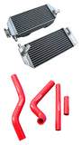 Aluminum Radiator +B hose for Suzuki RM125 RM 125 2001-2008 2001 2002 2003 2004 2005 2006 2007 2008