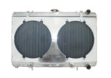 GPI 52MM aluminum radiator & shroud & ２× FANS for Nissan 180SX S13 CA18DET CA18 1.8L Turbo 1988-1994 1988 1989 1990 1991 1992 1993 1994