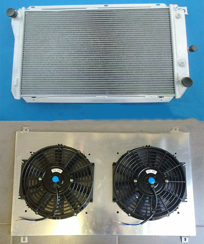 GPI Aluminum Radiator &Shroud &Fan for Ford Falcon EA/EB/ED 3.2/3.9 L6 XR6/XR8 AUTO 1988-1994 1988 1989 1990 1991 1992 1993 1994