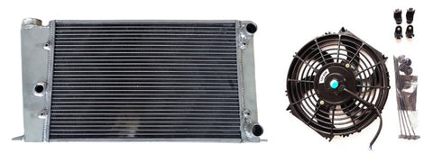 GPI Aluminum Radiator + FAN For 1975-1981 VW GOLF MK1 / Jetta / SCIROCCO GTI SPEC 1.6  MT 1975 1976 1977 1978 1979 1980 1981