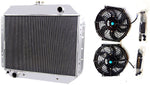 Aluminum Radiator&FANS for 1967-1981 FORD F100 F150 F250 F350 V8  Bronco F-250 1968 1969 1970 1971 1972 1973 1974 1975 1976 1977 1978 1979 1980